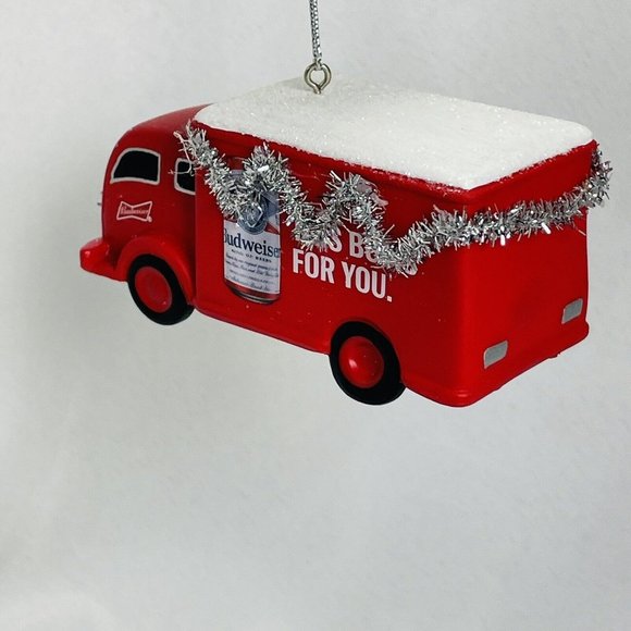 Budweiser Delivery Truck Kurt S. Adler Christmas Holiday Tree Ornament Gift - Picture 10 of 14